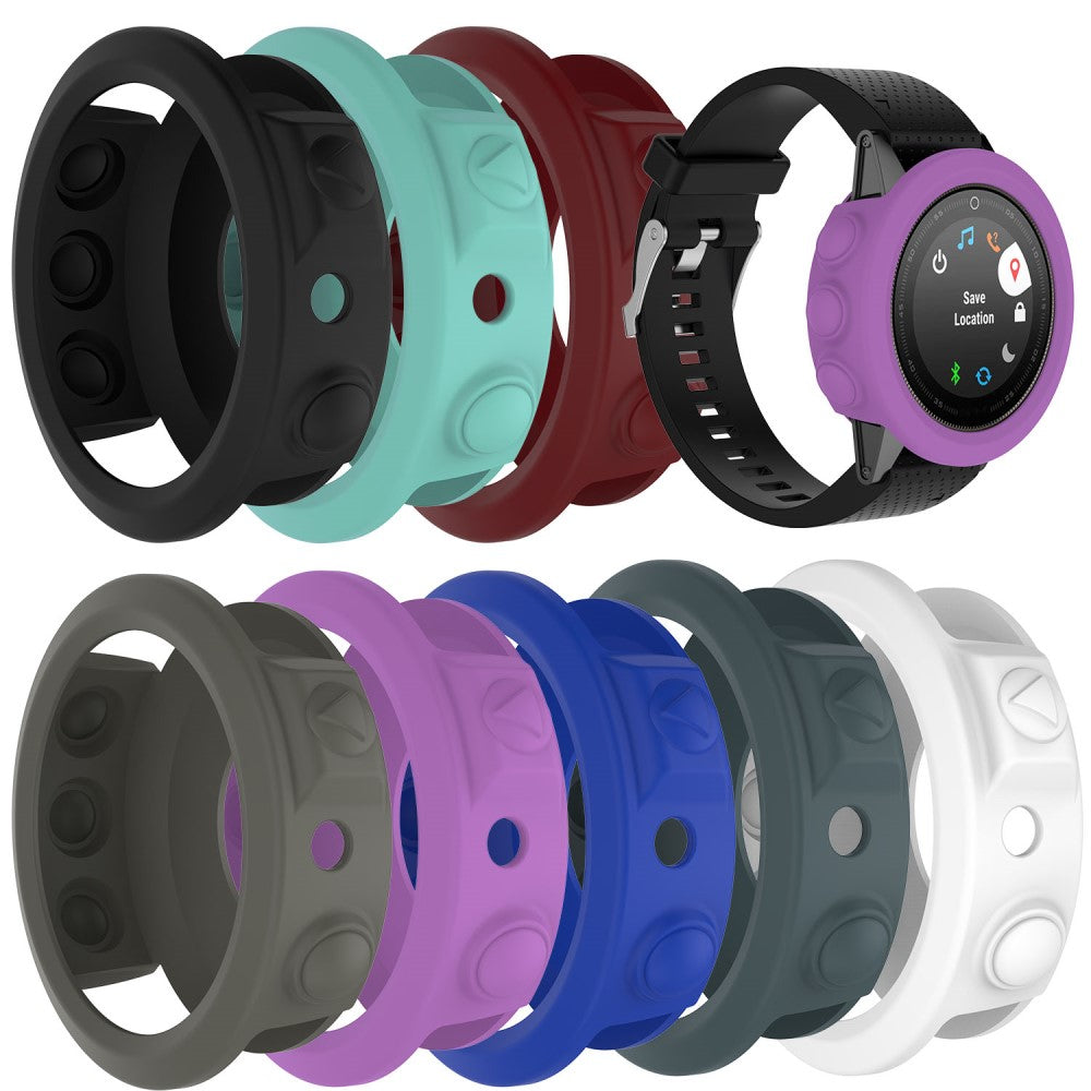Silikone Universal Bumper passer til Garmin Fenix 5S / Garmin Fenix 5S Plus