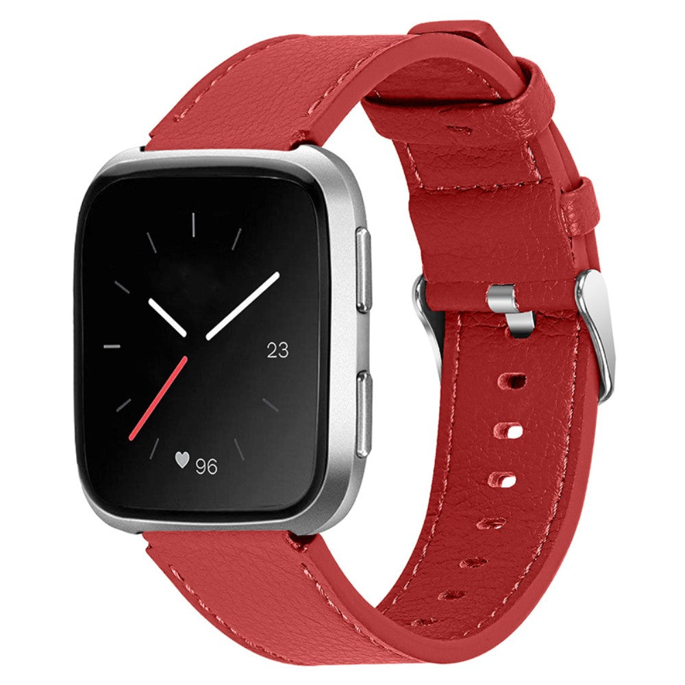 Ægte Læder Universal Rem passer til Fitbit Versa 2 / Fitbit Versa 1
