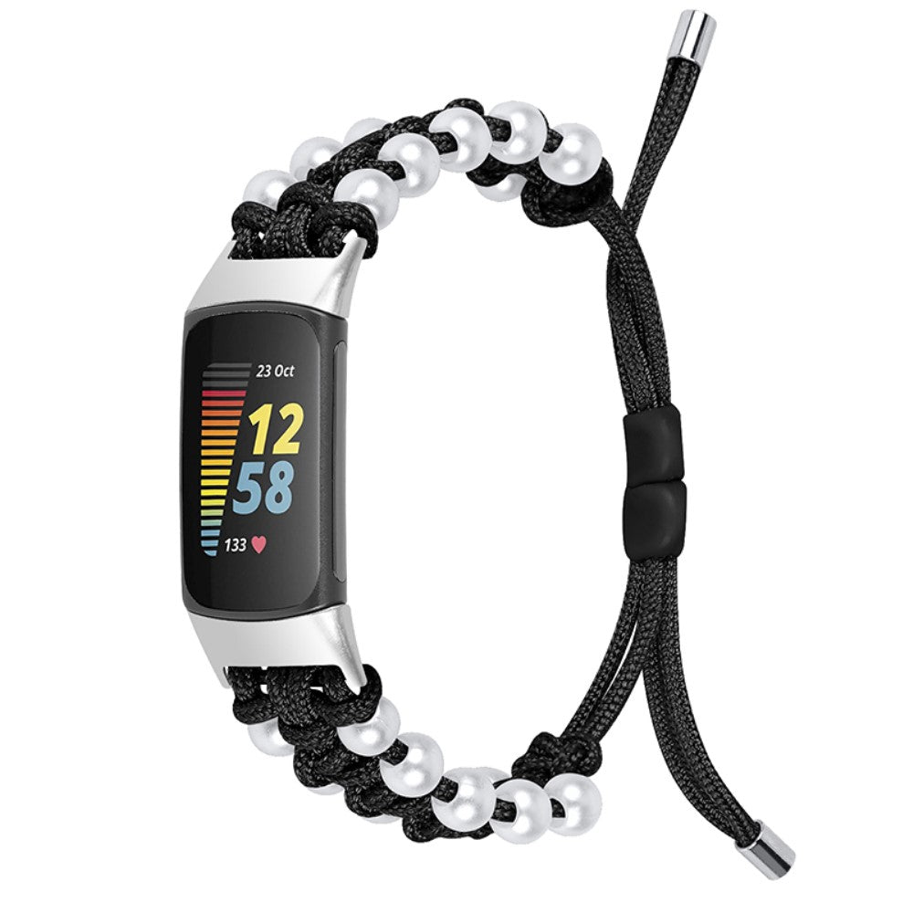 Elegant Nylon Rem passer til Fitbit Charge 5