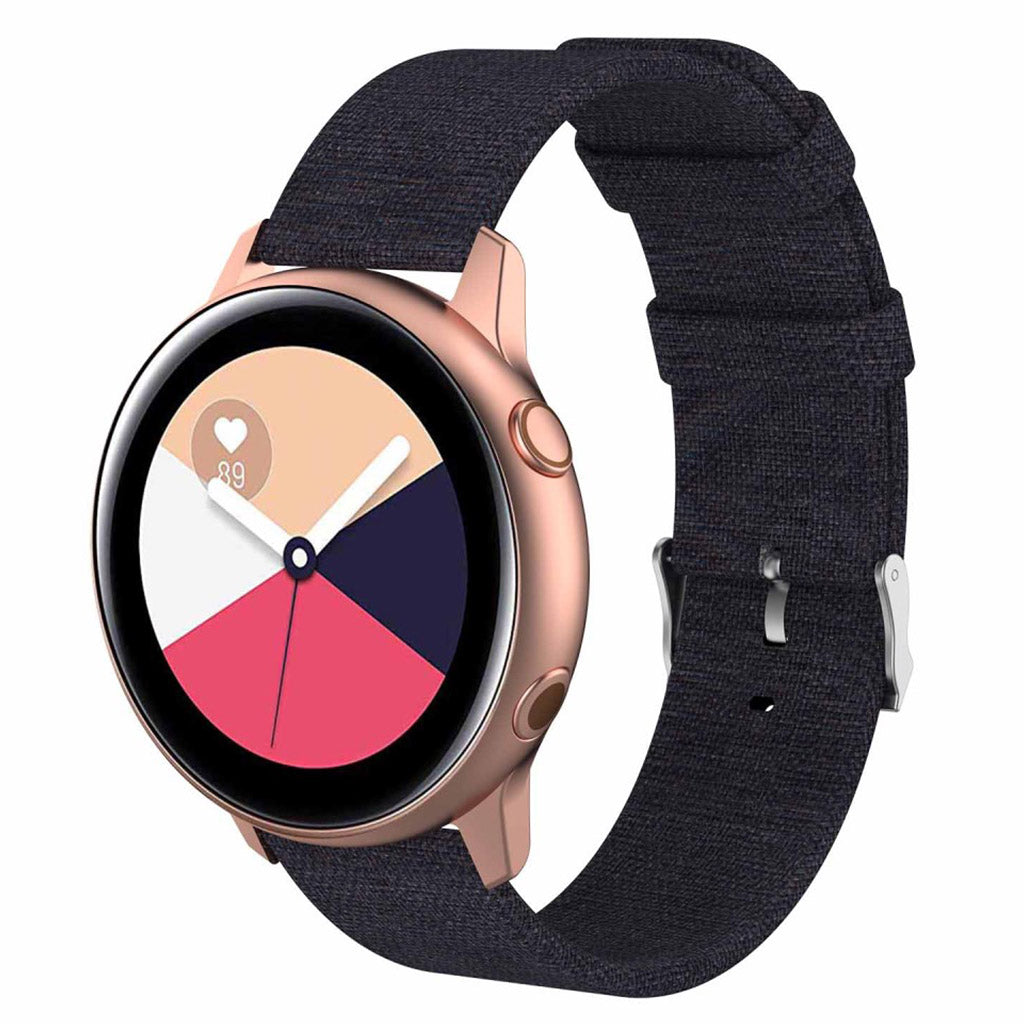 Rigtigt Flot Nylon Rem passer til Samsung Galaxy Watch Active Levere
