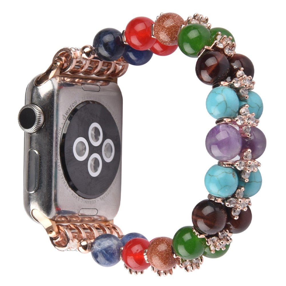Rigtigt Holdbart Rhinsten Rem passer til Apple Watch Series 7 45mm