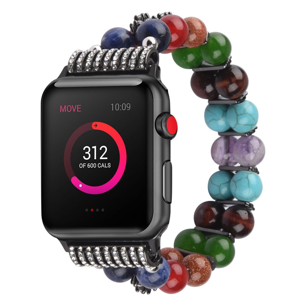 Rigtigt Holdbart Rhinsten Rem passer til Apple Watch Series 7 45mm