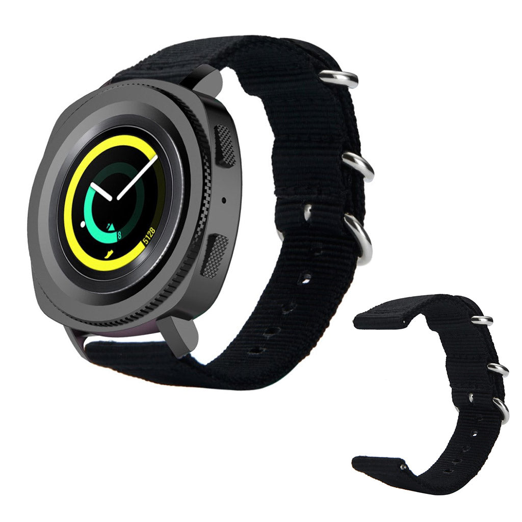 Rigtigt Smuk Nylon Rem passer til Samsung Gear Sport