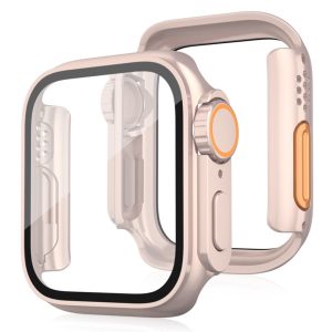 Blød Cover med Skærmbeskytter i Glas og Silikone passer til Apple Watch Series 10 46mm