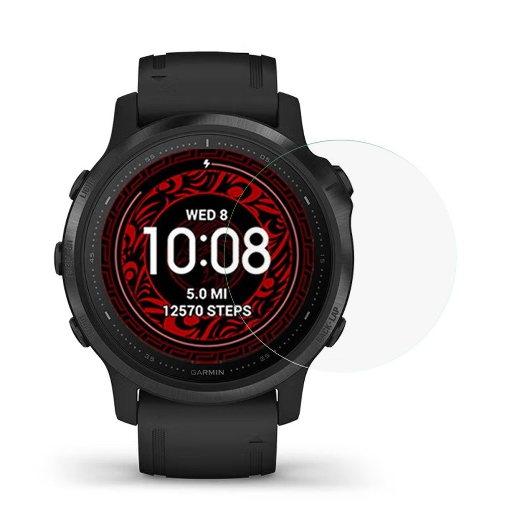 Hærdet Glas Universal Skærmbeskytter passer til Garmin Fenix 6S / Garmin Fenix 6S Pro Online salg