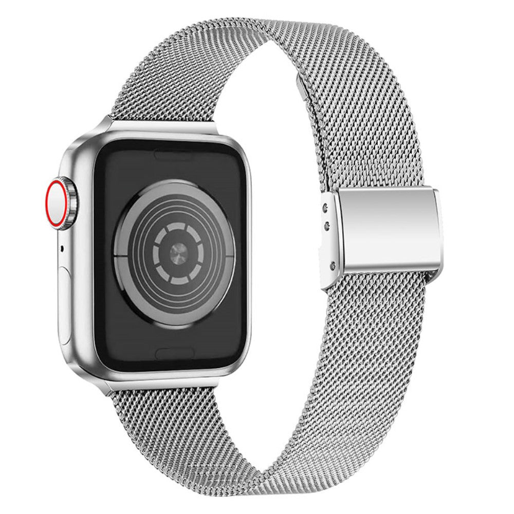 Rigtigt Rart Metal Rem passer til Apple Watch Series 7 45mm