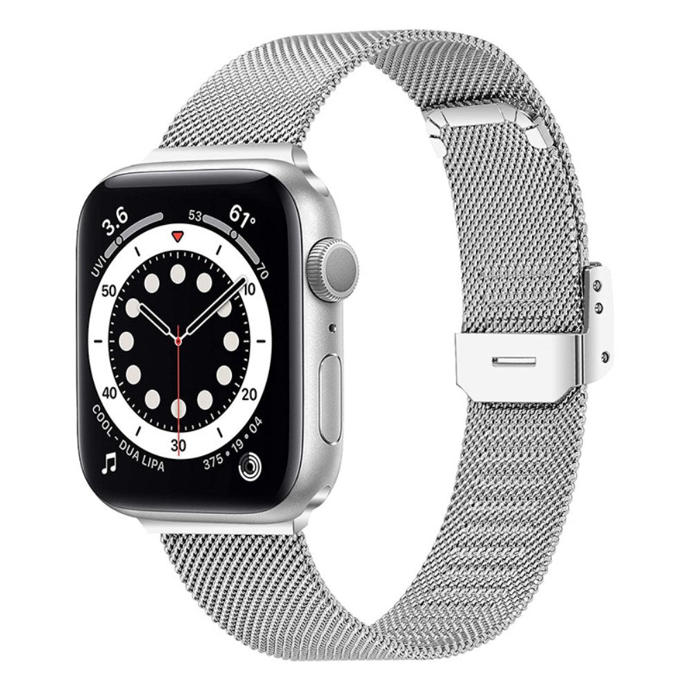 Rigtigt Rart Metal Rem passer til Apple Watch Series 7 45mm