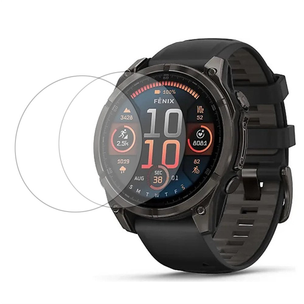 Silikone HD Skærmbeskytter passer til Garmin Fenix 8 47mm