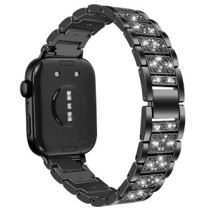 Slidstærk Metal Og Rhinsten Rem passer til Huawei Watch Fit 3