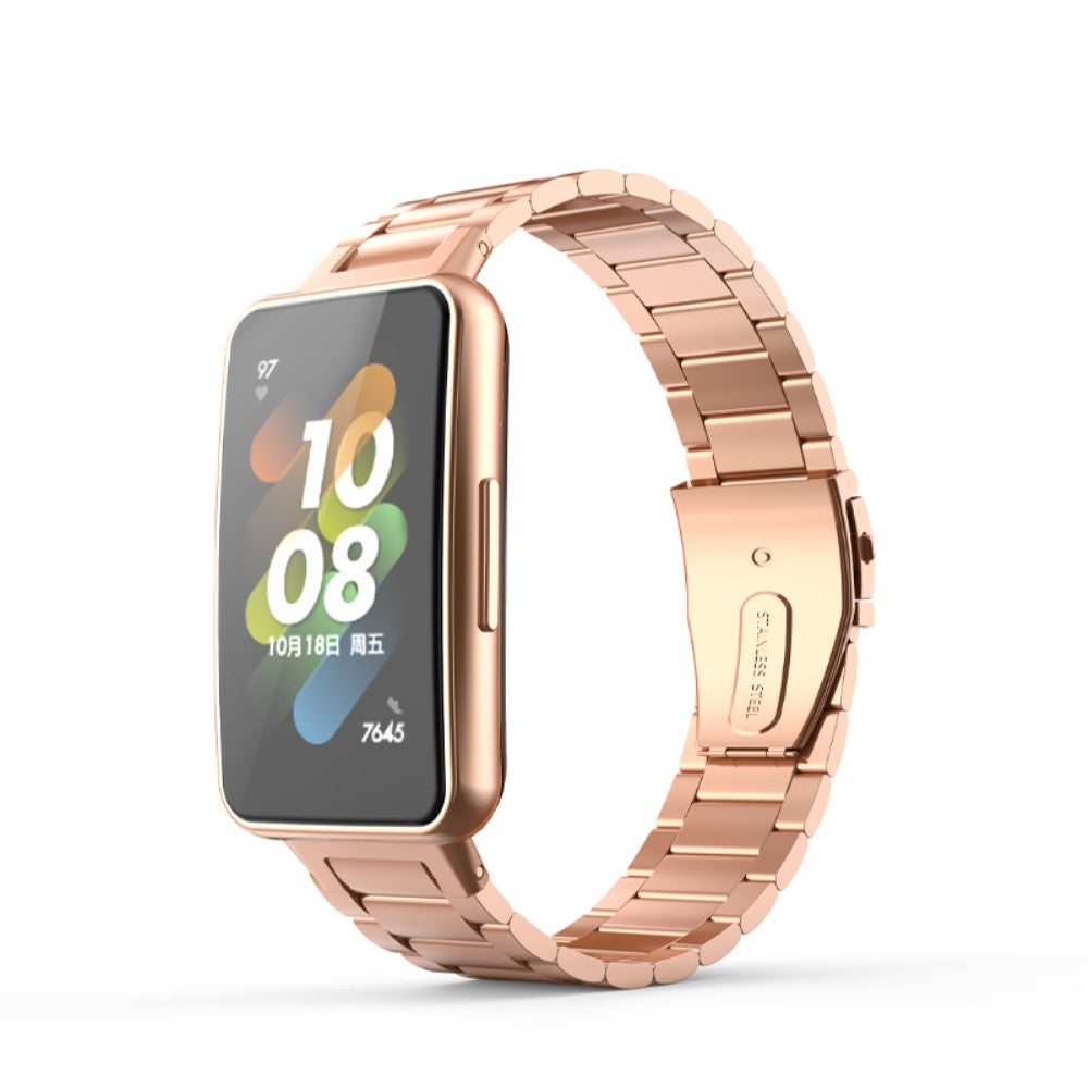 Vildt Sejt Metal Rem passer til Huawei Band 7