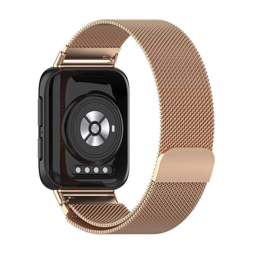 Vildt Sejt Metal Rem passer til Oppo Watch 2 (42mm)