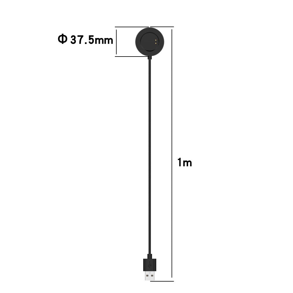 1m Plastik Magnetisk USB Ladestation passer til Realme Watch 2 / Realme Watch 2 Pro