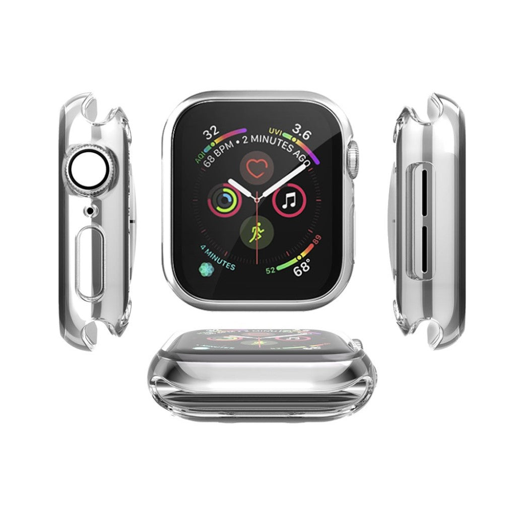 Gennemsigtig Silikone Bumper passer til Apple Watch Series 1-3 38mm