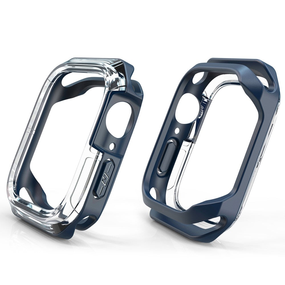 Gennemsigtig Silikone Bumper passer til Apple Watch Series 7 45mm