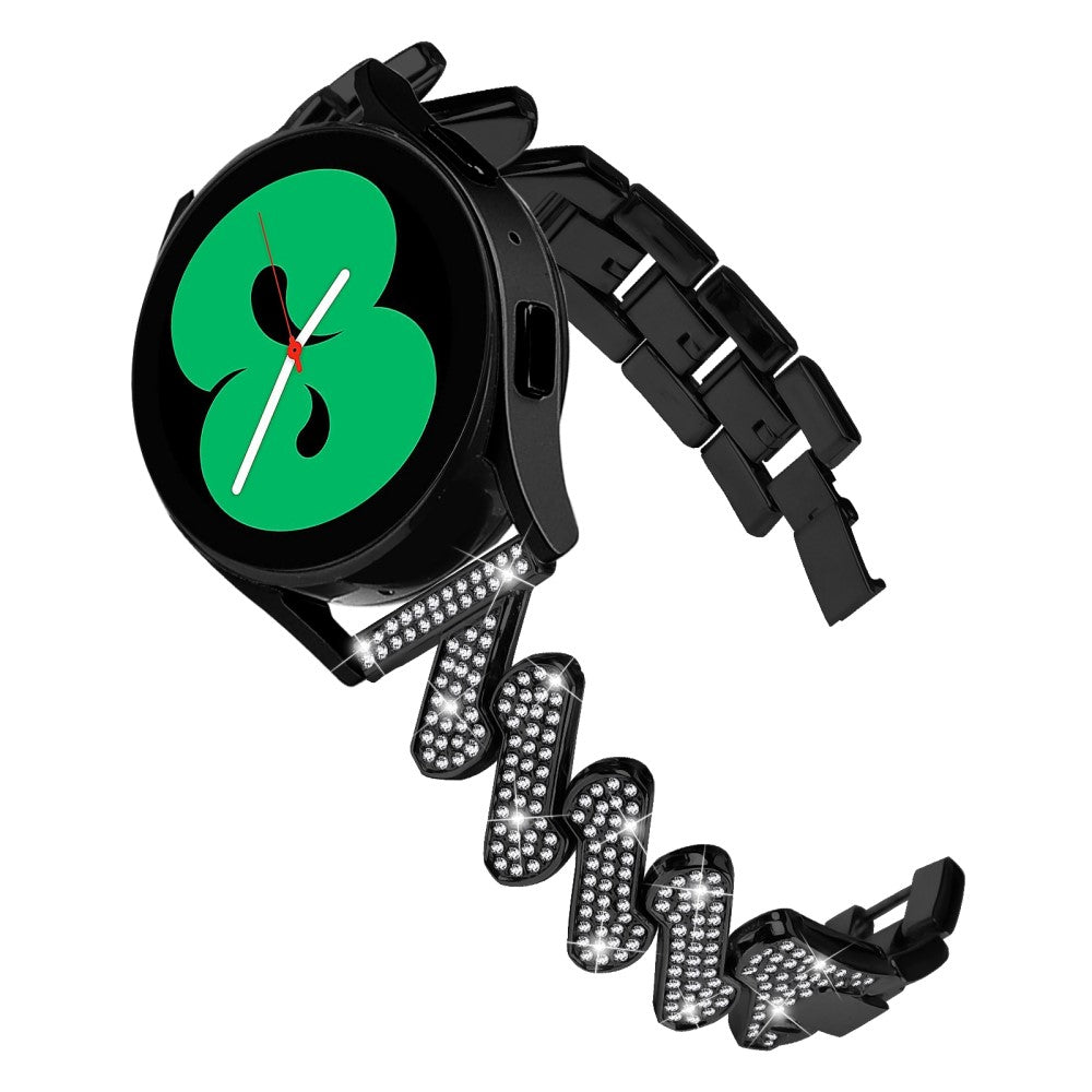 Supercool Metal Og Rhinsten Universal Rem passer til Smartwatch