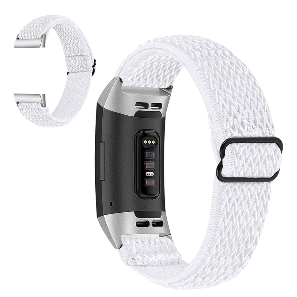 Vildt Hårdfør Nylon Rem passer til Fitbit Charge 3