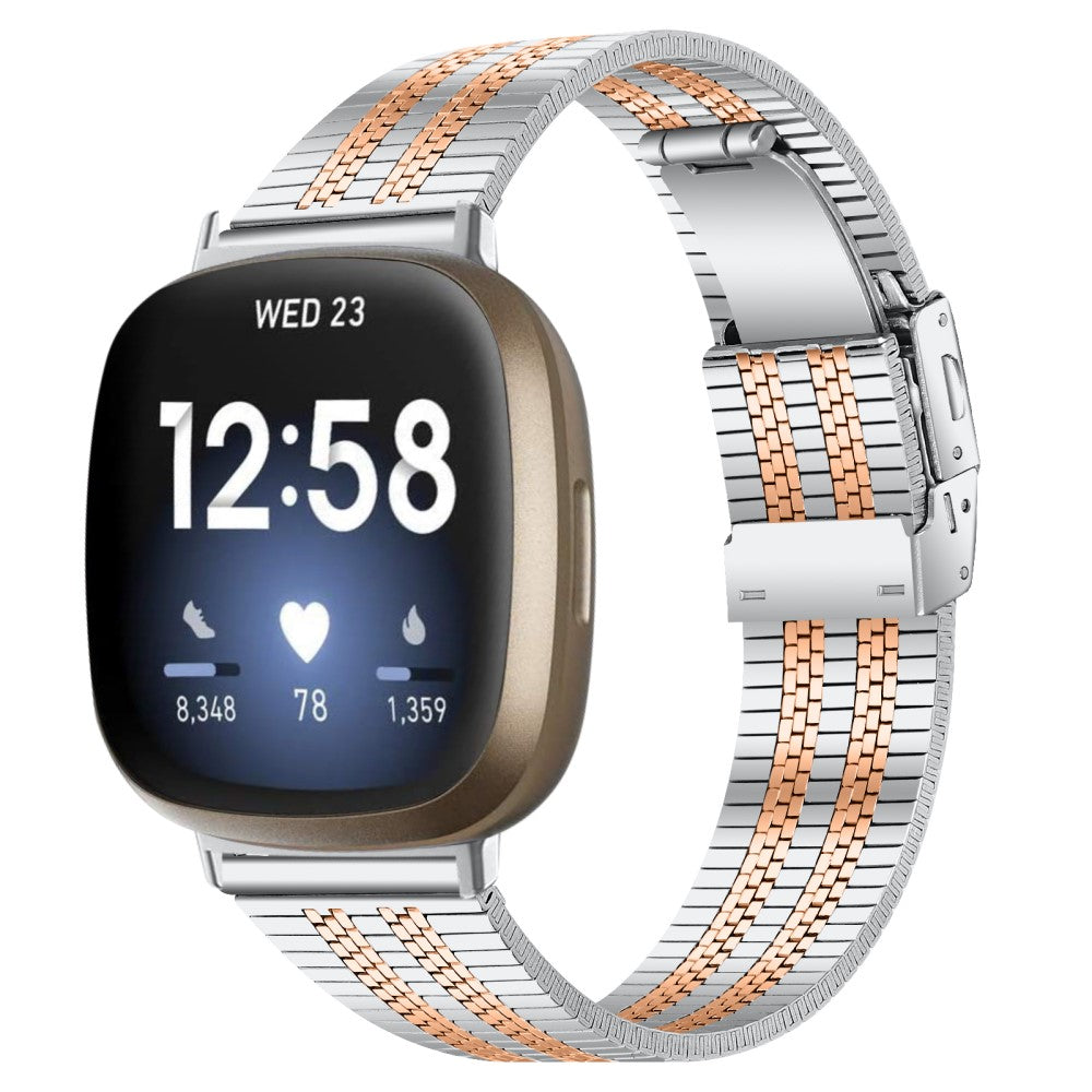 Yndigt Metal Universal Rem passer til Fitbit Sense 2 / Fitbit Versa 4
