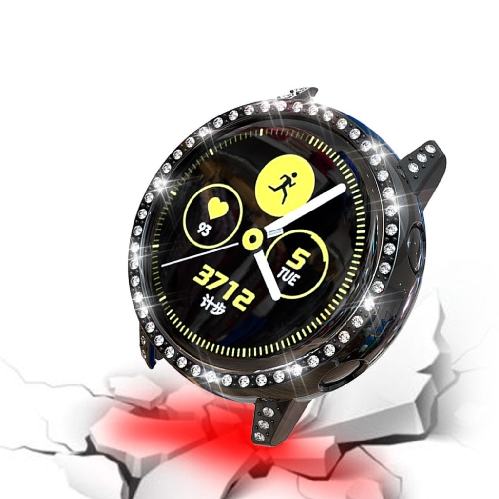 Rhinsten og Silikone Bumper passer til Samsung Galaxy Watch Active