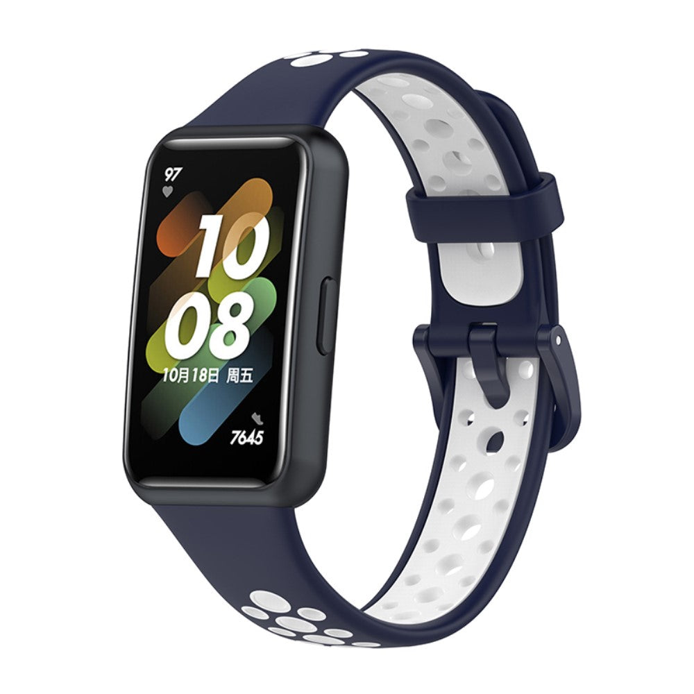 Rigtigt Sejt Silikone Rem passer til Huawei Band 7