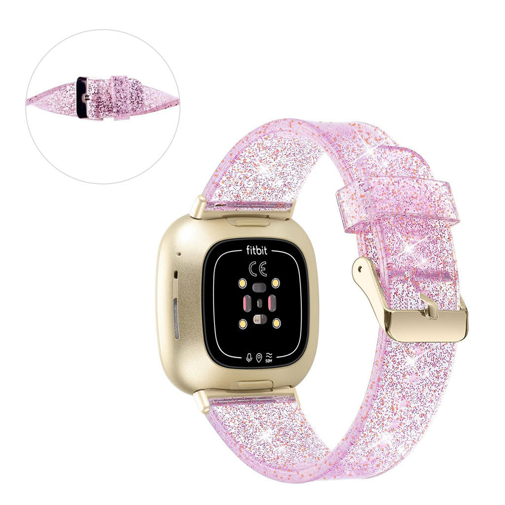 Sejt Silikone Universal Rem passer til Fitbit Sense 1 / Fitbit Versa 3