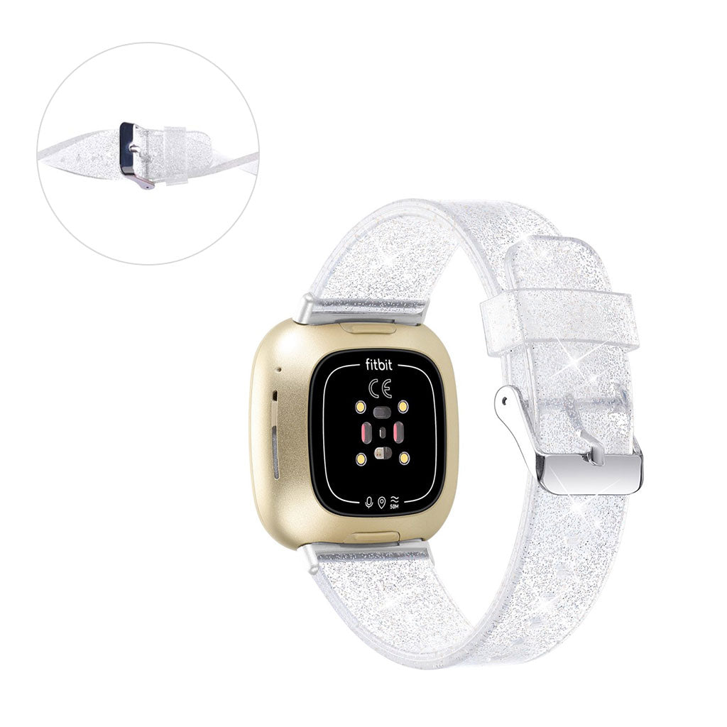 Sejt Silikone Universal Rem passer til Fitbit Sense 1 / Fitbit Versa 3