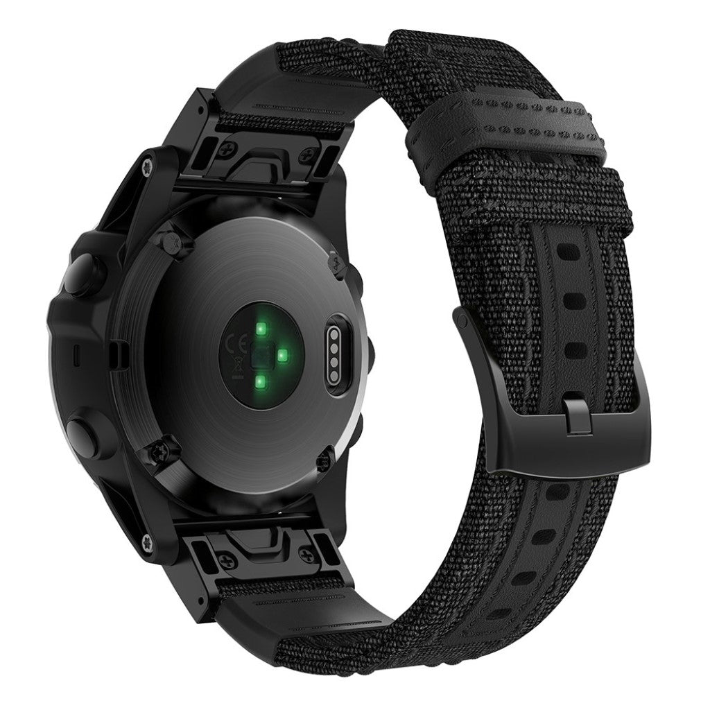 Vildt Hårdfør Ægte Læder Universal Rem passer til Garmin Smartwatch