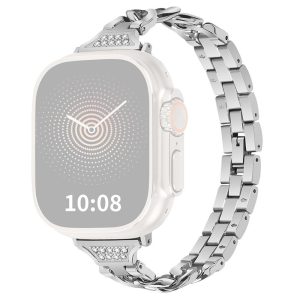 Vildt Sejt Metal Og Rhinsten Universal Rem passer til Apple Smartwatch