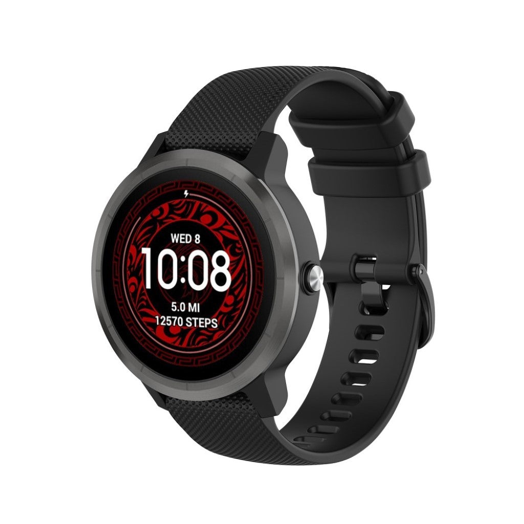 Silikone Universal Rem passer til Garmin Vivoactive 3 / Garmin Vivoactive 3 Music