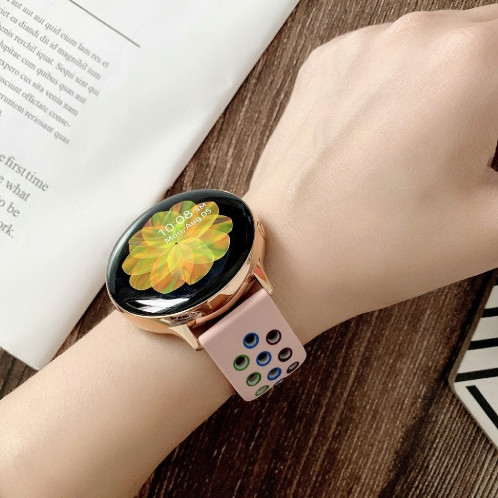 Silikone Universal Rem passer til Samsung Galaxy Watch Active / Samsung Galaxy Watch (42mm)