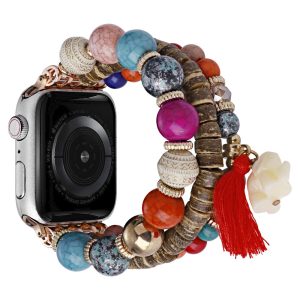 Skøn Metal Og Sten Universal Rem passer til Apple Smartwatch