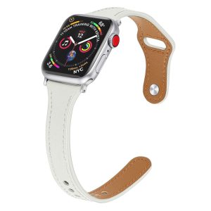 Vildt Flot Ægte Læder Rem passer til Apple Watch Series 5 40mm