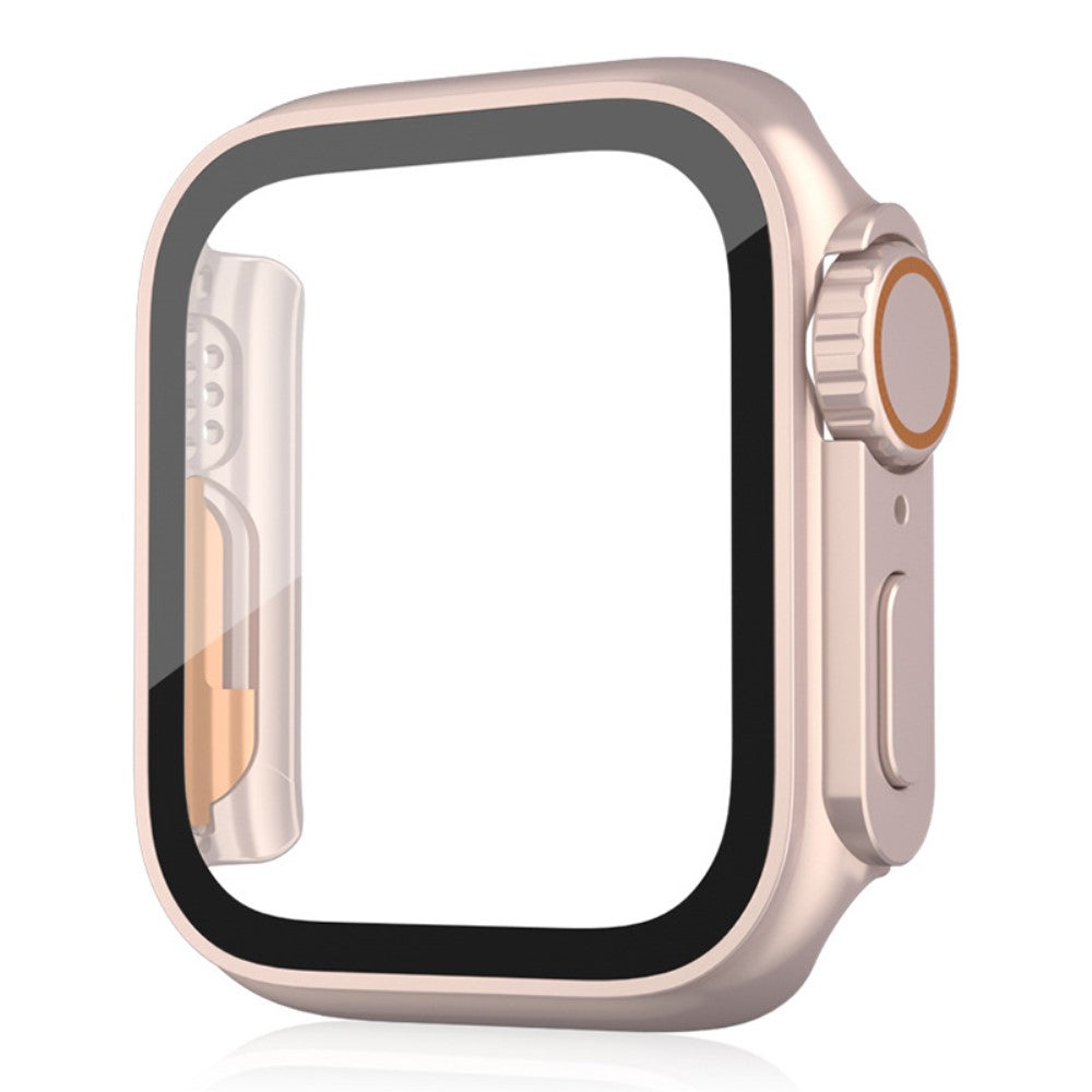 Beskyttende Universal Cover med Skærmbeskytter i Plastik og Hærdet Glas passer til Apple Smartwatch
