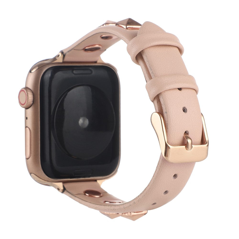 Rigtigt Kønt Ægte Læder Universal Rem passer til Apple Smartwatch
