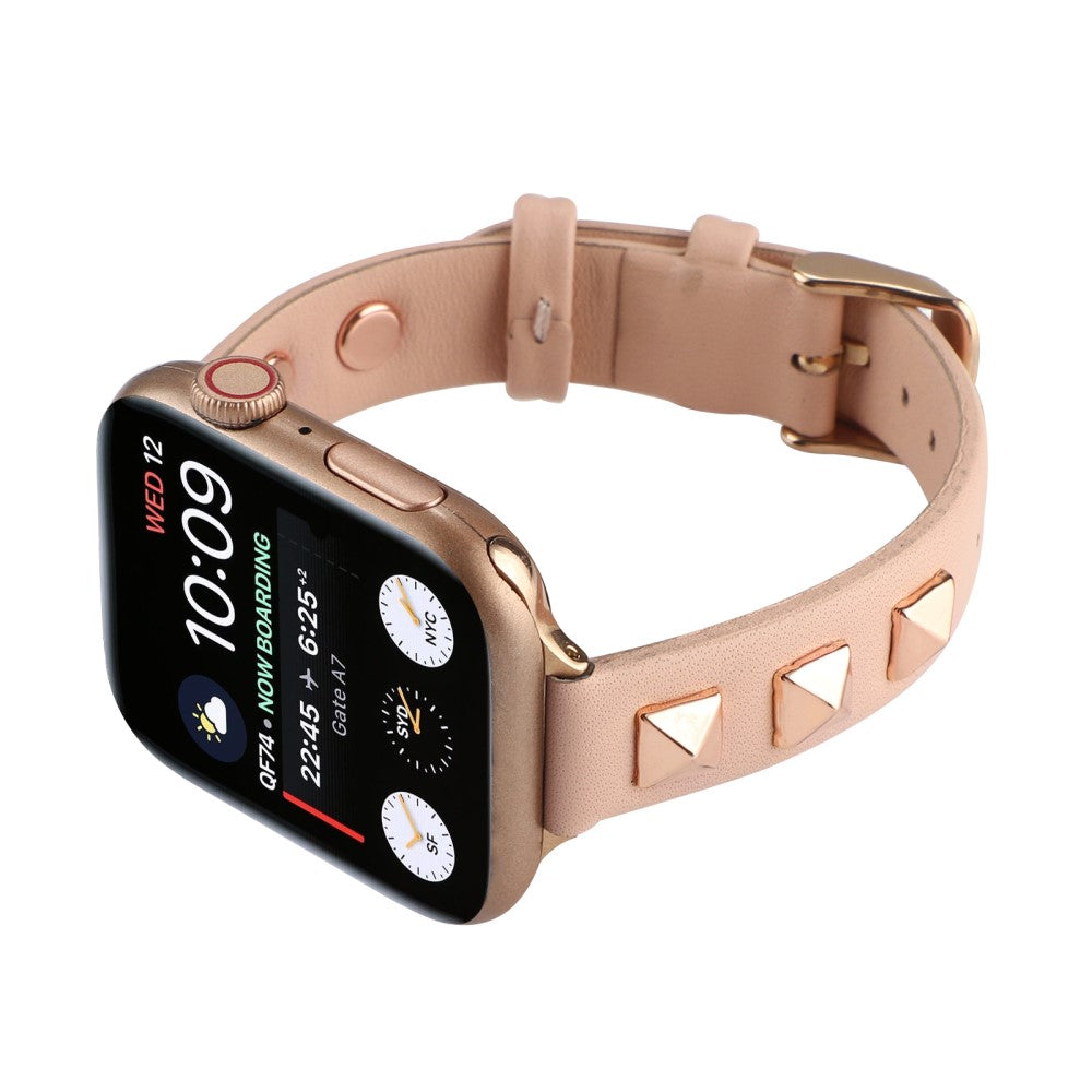 Rigtigt Kønt Ægte Læder Universal Rem passer til Apple Smartwatch