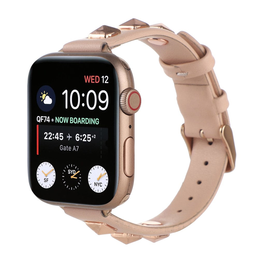 Rigtigt Kønt Ægte Læder Universal Rem passer til Apple Smartwatch