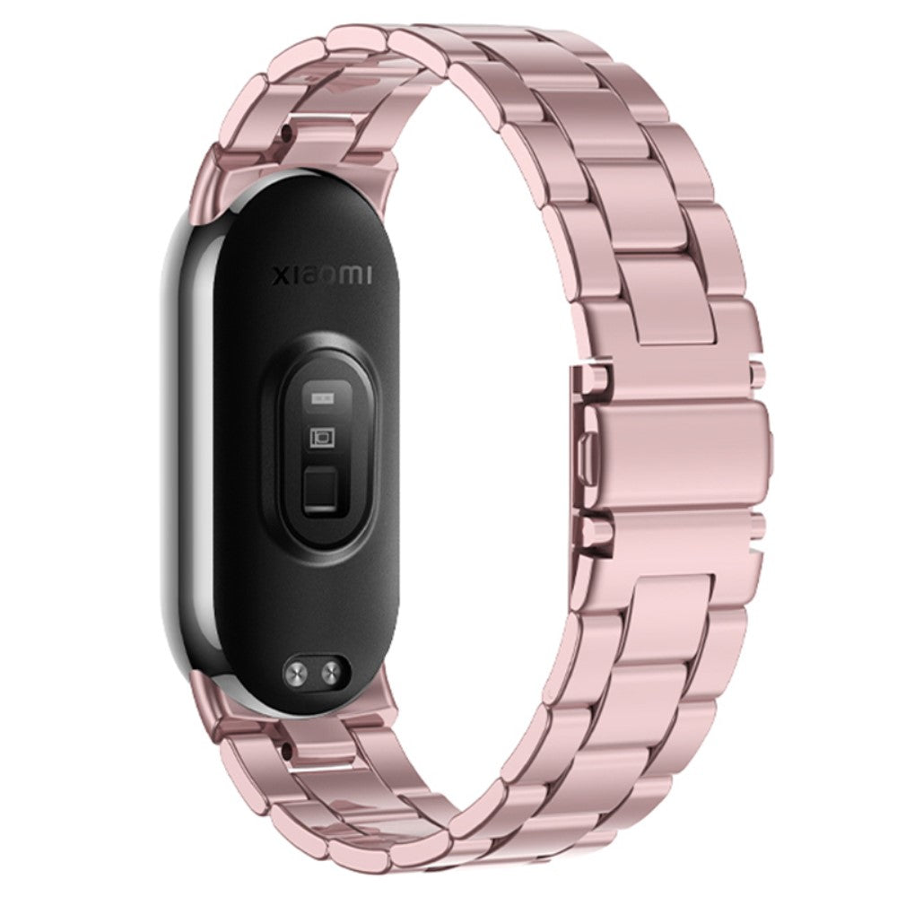 Rigtigt Sejt Metal Rem passer til Xiaomi Smart Band 8