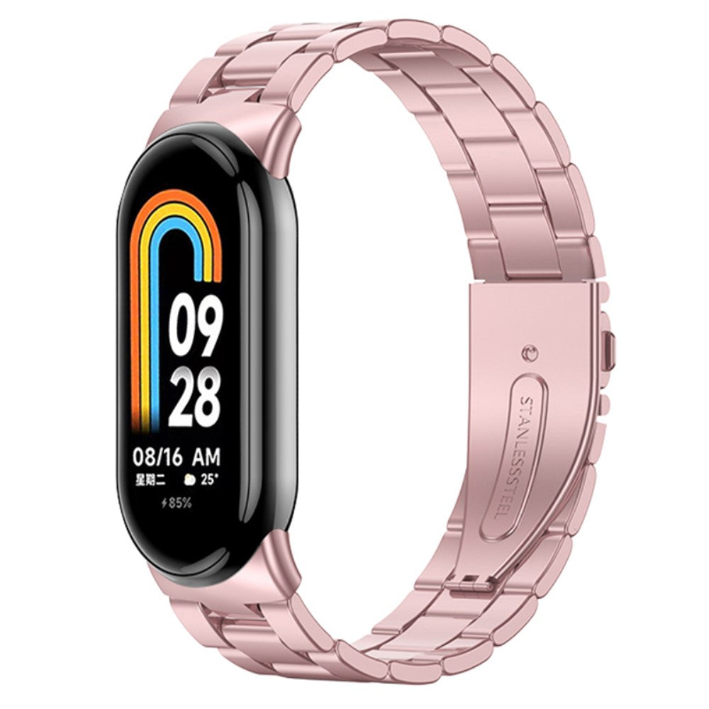Rigtigt Sejt Metal Rem passer til Xiaomi Smart Band 8