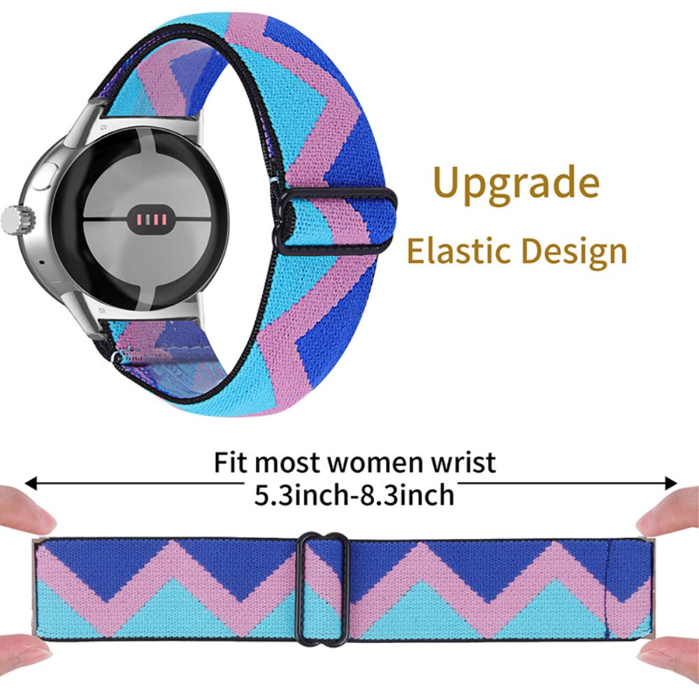 Rigtigt Smuk Nylon Rem passer til Google Pixel Watch