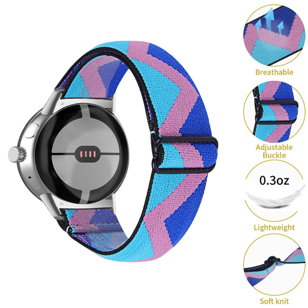 Rigtigt Smuk Nylon Rem passer til Google Pixel Watch