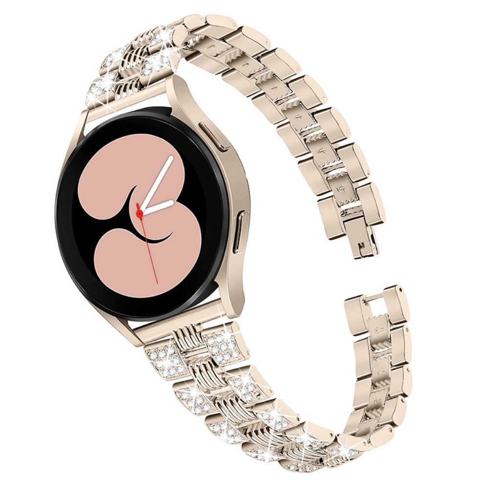 Skøn Metal Og Rhinsten Universal Rem passer til Samsung Smartwatch