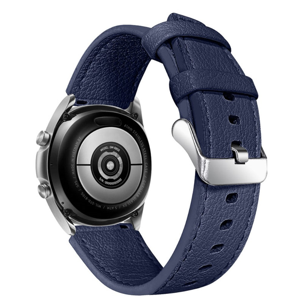 Solid Ægte Læder Universal Rem passer til TicWatch GTX / Ticwatch Pro Online