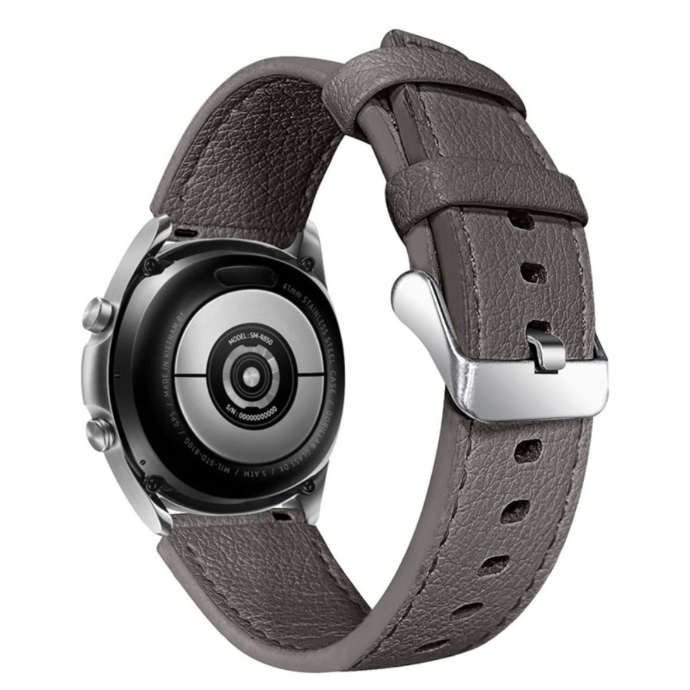 Solid Ægte Læder Universal Rem passer til TicWatch GTX / Ticwatch Pro Online