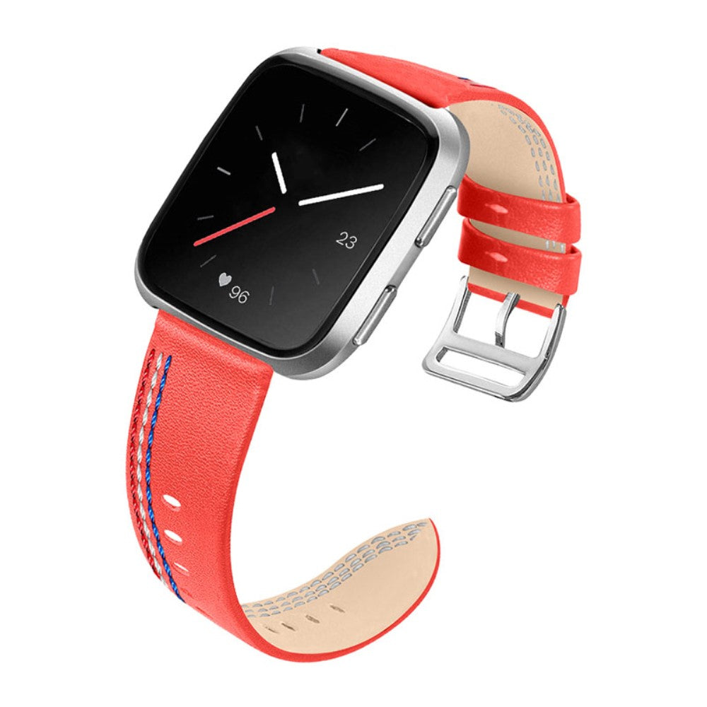 Vildt Skøn Ægte Læder Universal Rem passer til Fitbit Smartwatch Udsalg