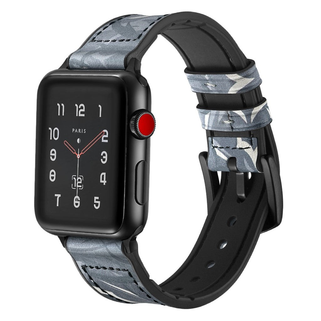 Ægte Læder Universal Rem passer til Apple Watch Series 5 44mm / Apple Watch 44mm