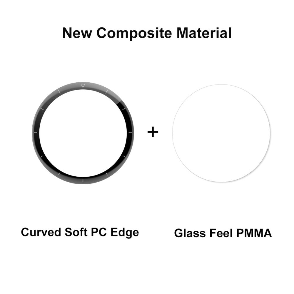 Plastik 3D Kurvet Skærmbeskytter passer til Huawei Watch GT 3 Pro 46mm