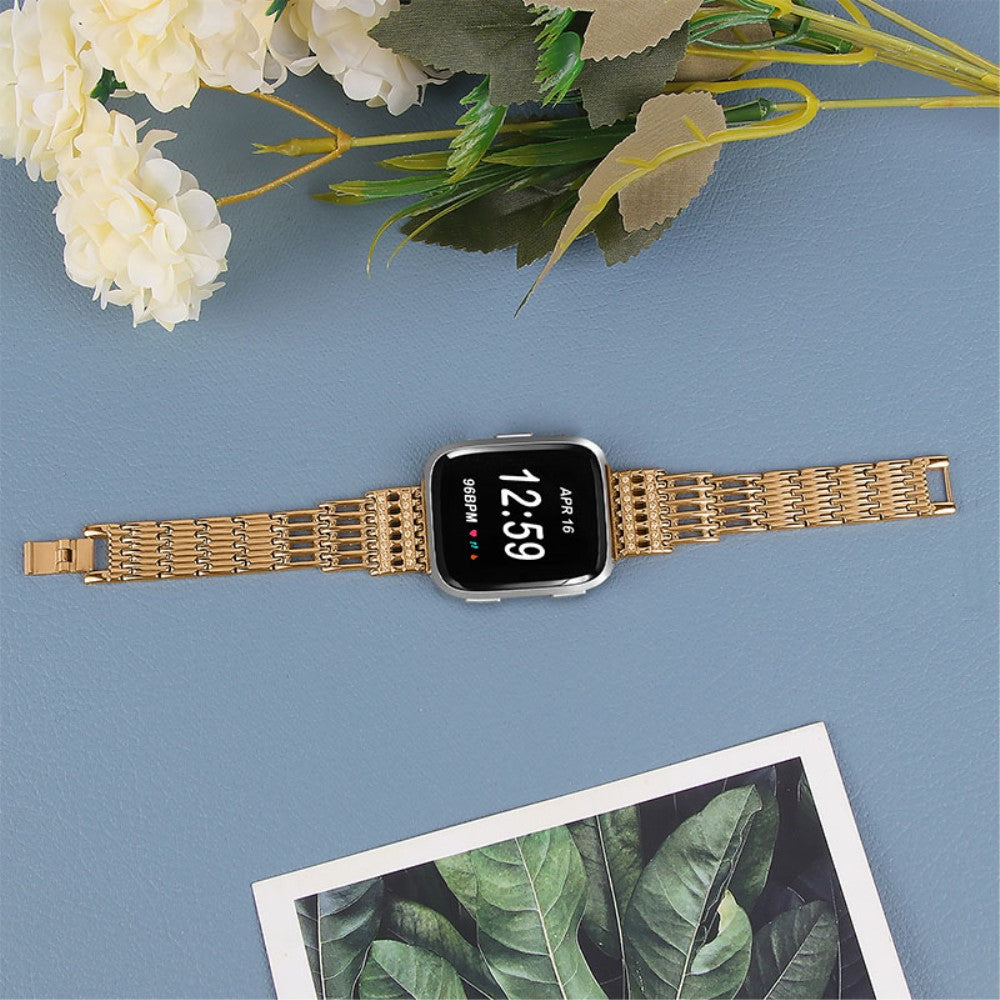 Vildt Hårdfør Metal Universal Rem passer til Fitbit Smartwatch