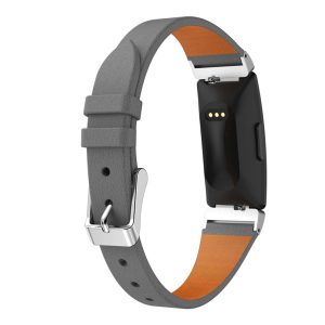Vildt Holdbart Ægte Læder Rem passer til Fitbit Inspire 1 Online