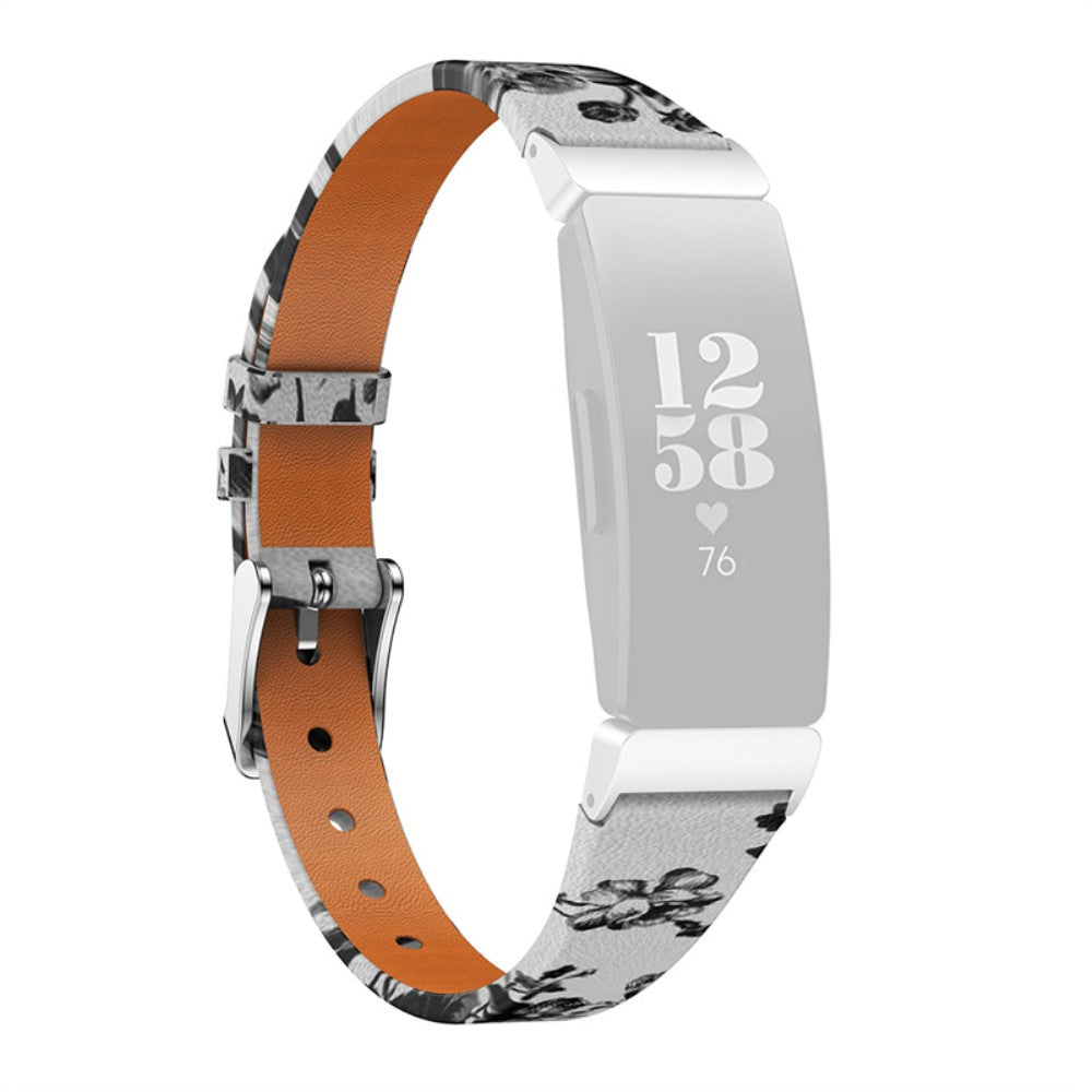 Ægte Læder Universal Rem passer til Fitbit Ace 2 / Fitbit Inspire 1