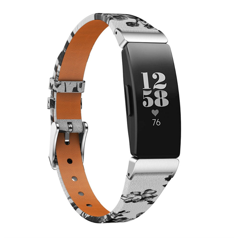 Ægte Læder Universal Rem passer til Fitbit Ace 2 / Fitbit Inspire 1