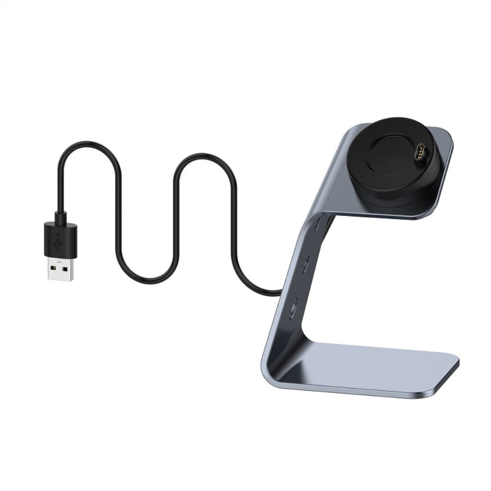 Metal Og Silikone Ladestation passer til Garmin Smartwatch